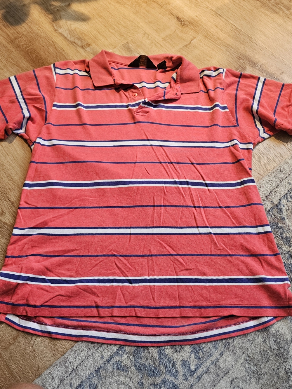 vintage 1980s/1990s Eddie Bauer striped polo shirt size Medium mens